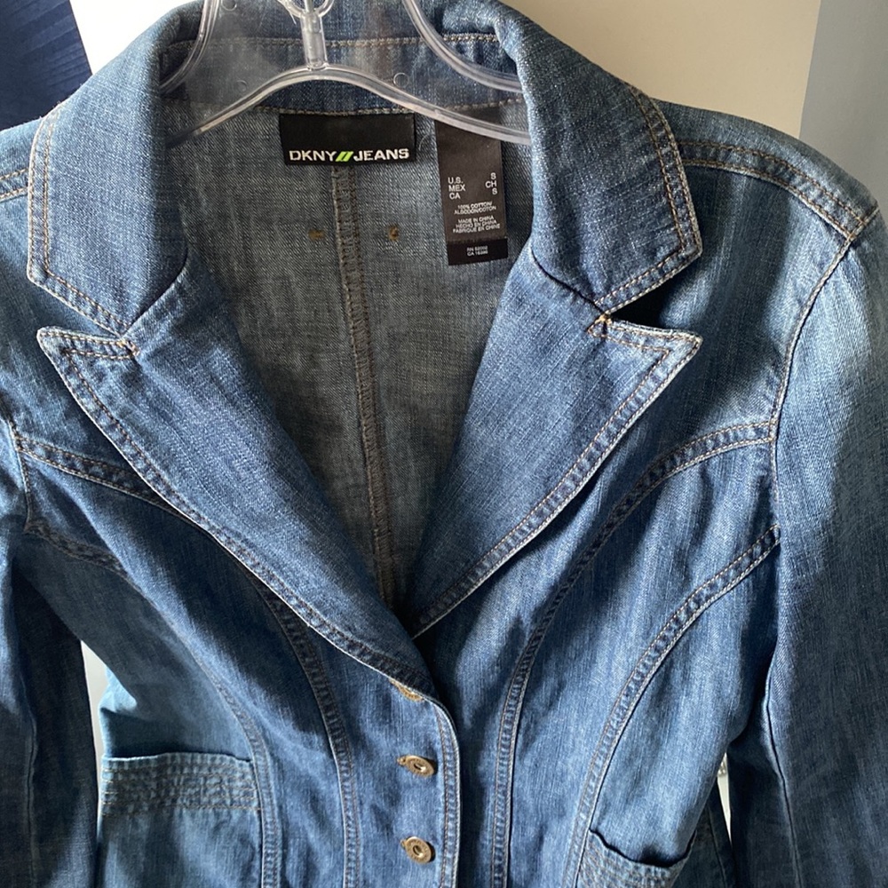 DKNY denim blazer - Picture 5 of 12